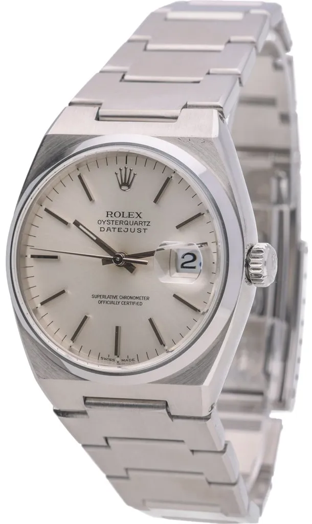 Rolex Datejust Oysterquartz 17000 36mm Oystersteel Silver 2