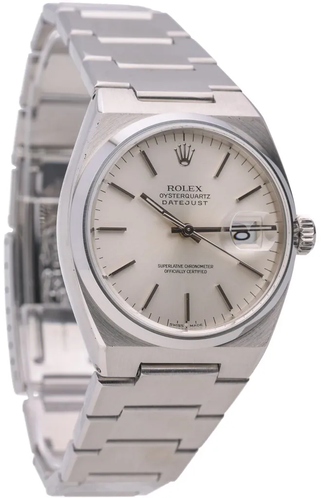 Rolex Datejust Oysterquartz 17000 36mm Oystersteel Silver 5