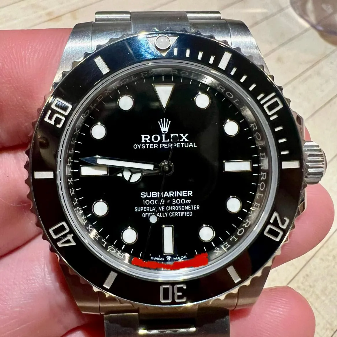 Rolex Submariner 124060-0001 41mm Oystersteel Black