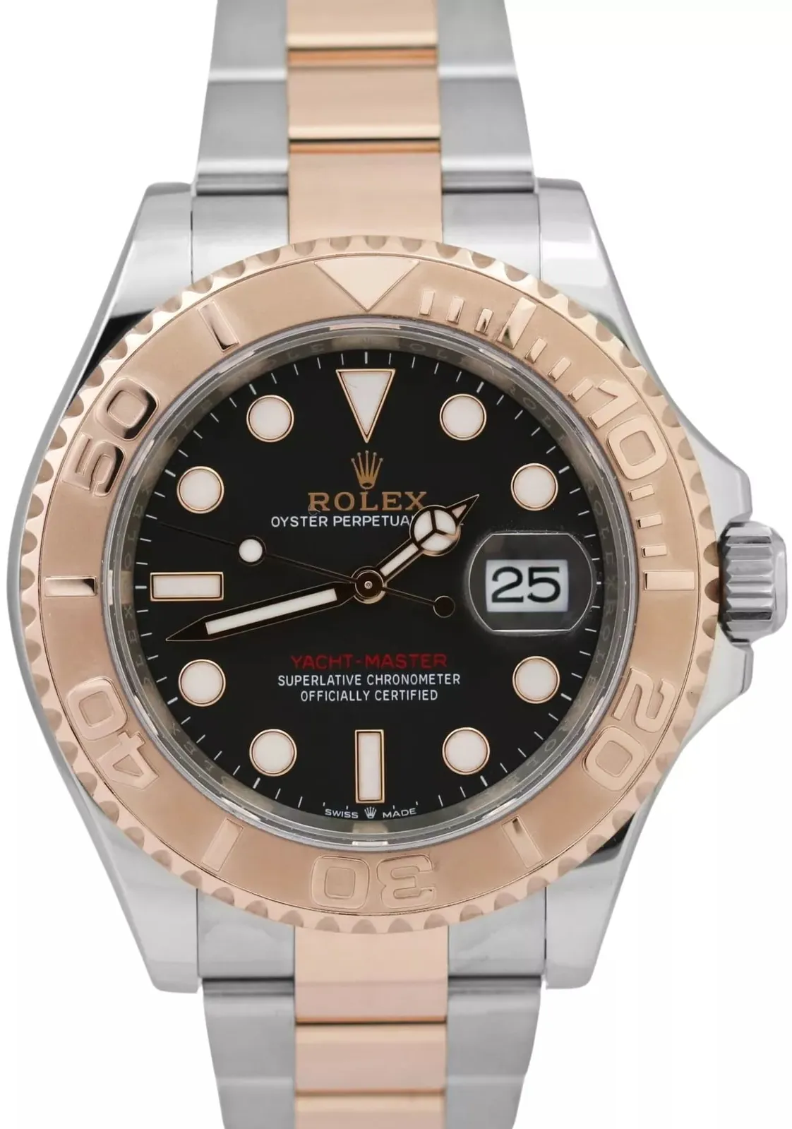 Rolex Yacht-Master 126621-0002 40mm Oystersteel and Everose gold Black