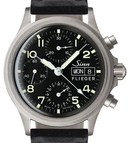 Sinn 356 356 38.5mm Stainless steel Black