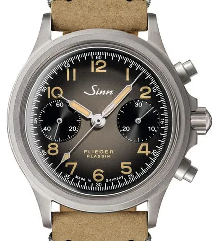 Sinn 356 356...AS.E 38.5mm Stainless steel Black