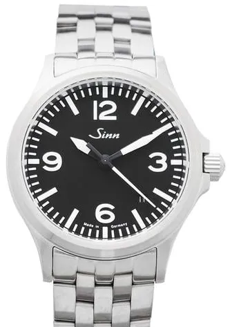 Sinn 556 556.014 38.5mm Stainless steel Black