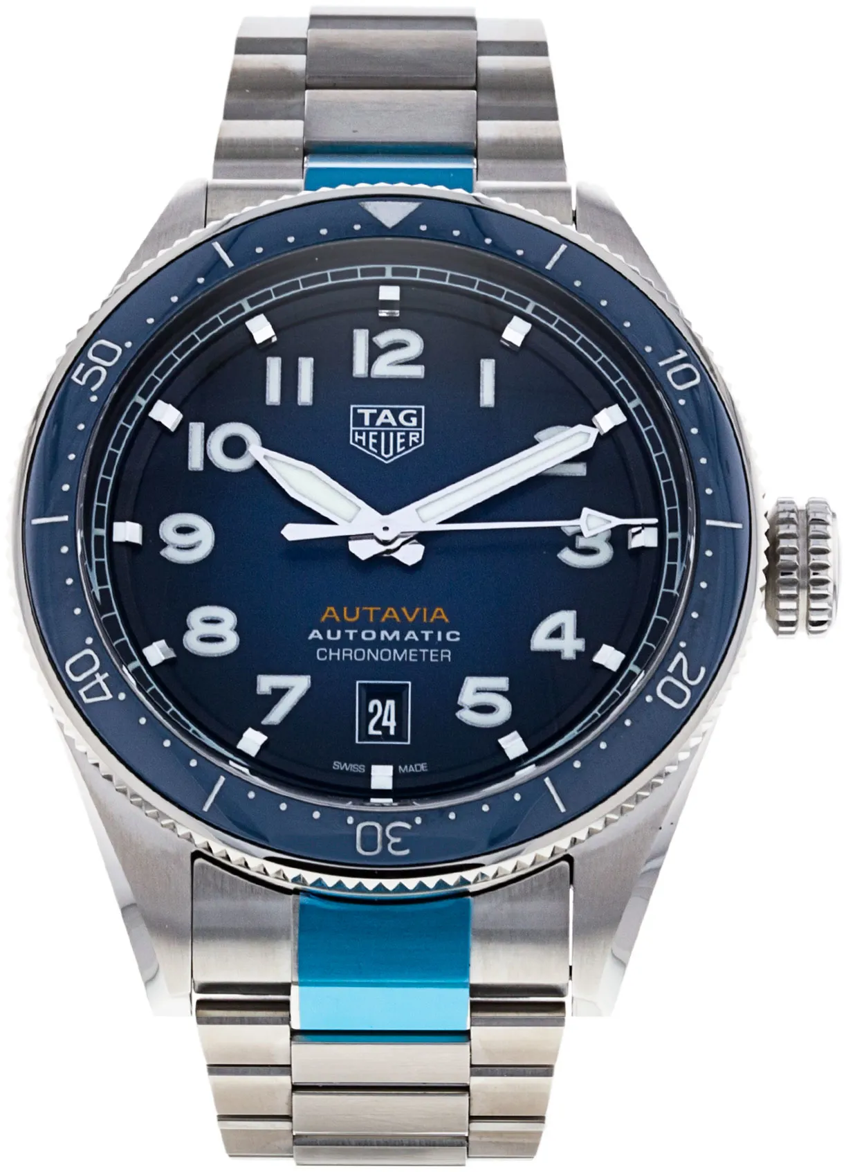 TAG Heuer Autavia WBE5116.EB0173 42mm Stainless steel Blue