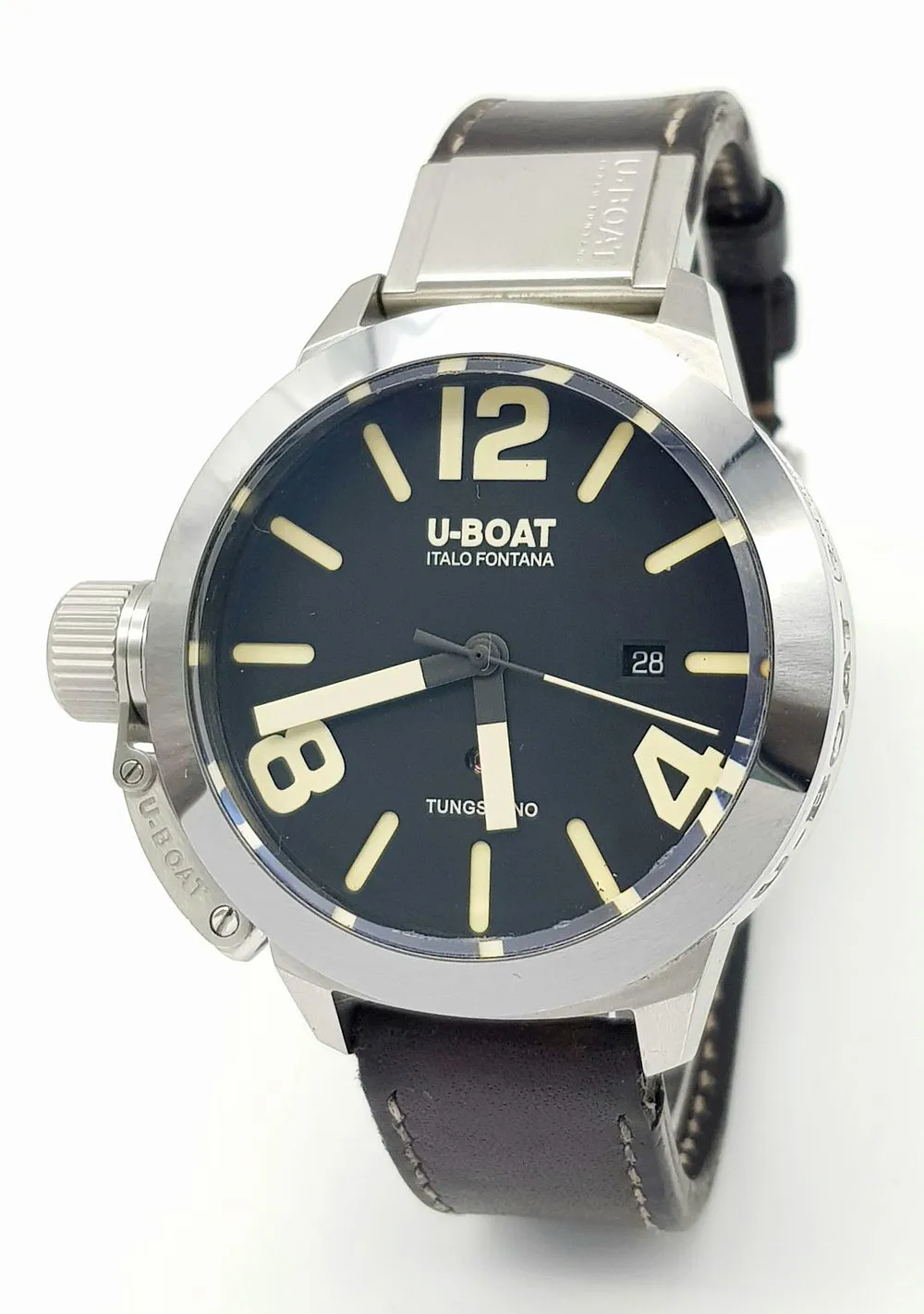 U-Boat 8094 45mm Stainless steel Black