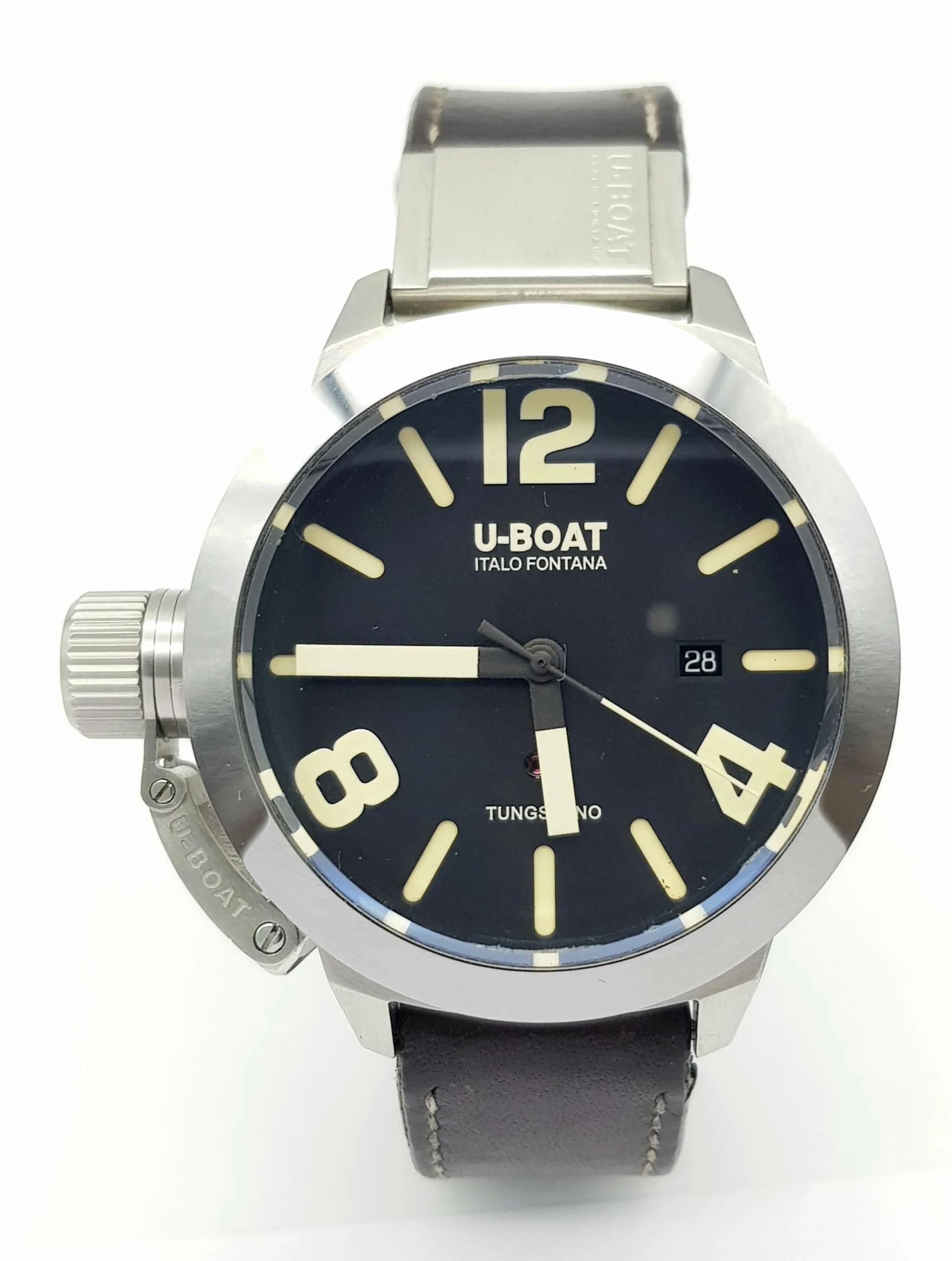 U-Boat 8094 45mm Stainless steel Black 1