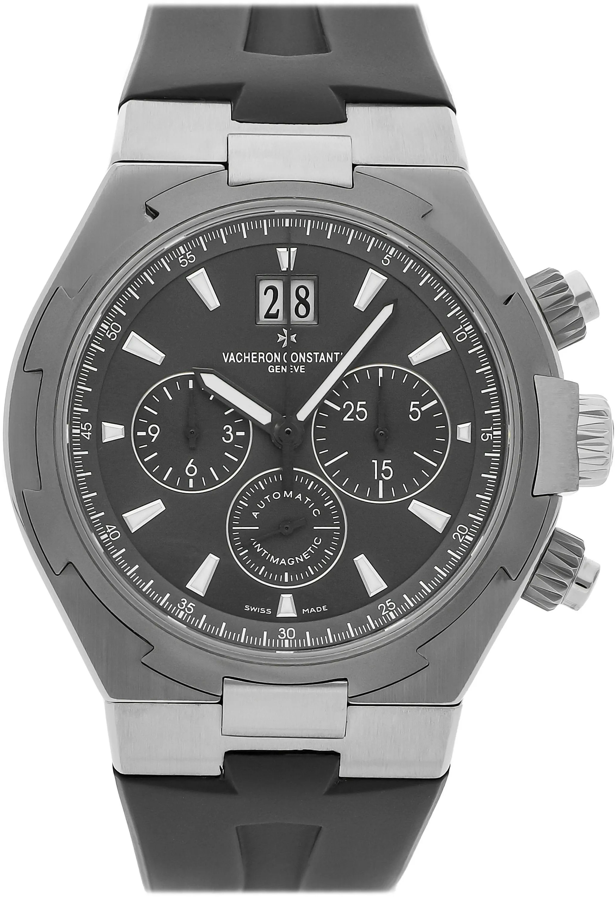 Vacheron Constantin Overseas Chronograph 49150/000W-9501 42mm Stainless steel Gray