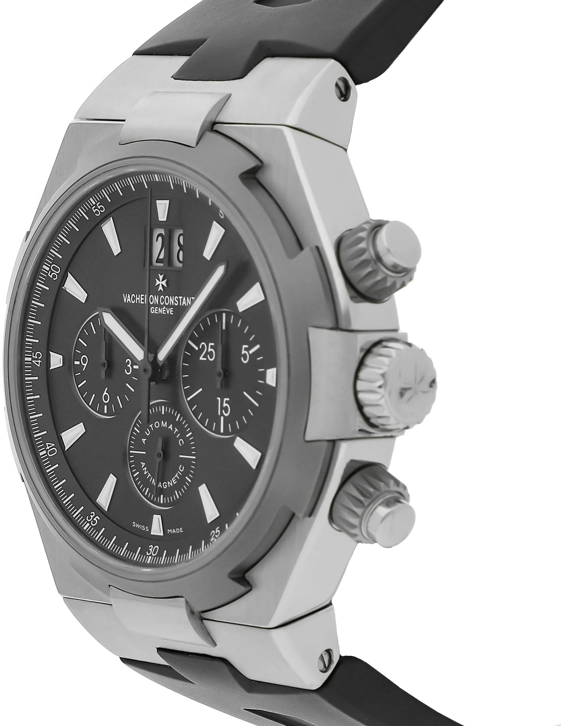 Vacheron Constantin Overseas Chronograph 49150/000W-9501 42mm Stainless steel Gray 1