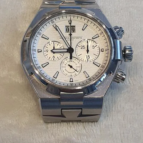 Vacheron Constantin Overseas Chronograph 49150/B01A-9095 42mm Stainless steel Silver