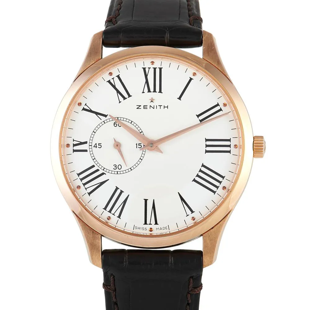 Zenith Elite 18.2010.681/11.C498 40mm Rose gold White