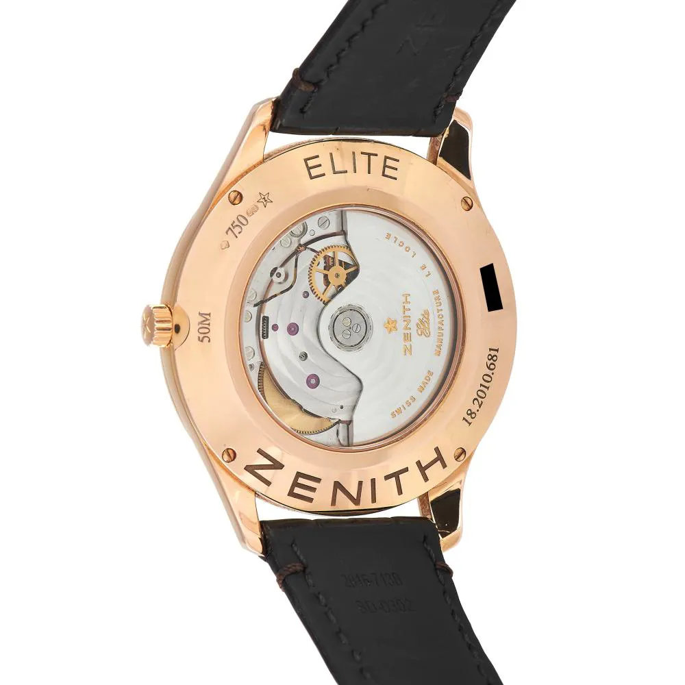 Zenith Elite 18.2010.681/11.C498 40mm Rose gold White 3