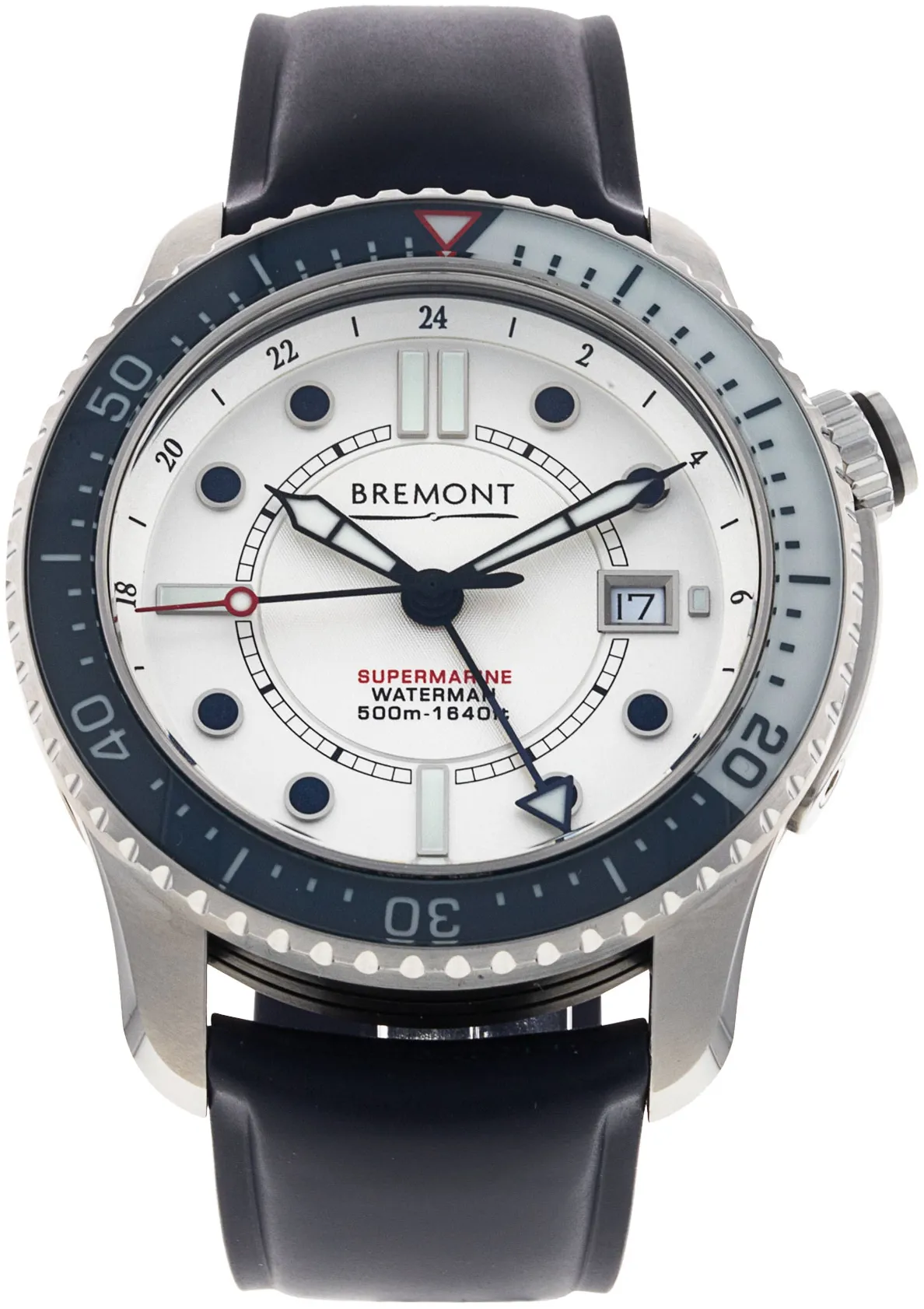 Bremont Supermarine Waterman/R 43mm Stainless steel White