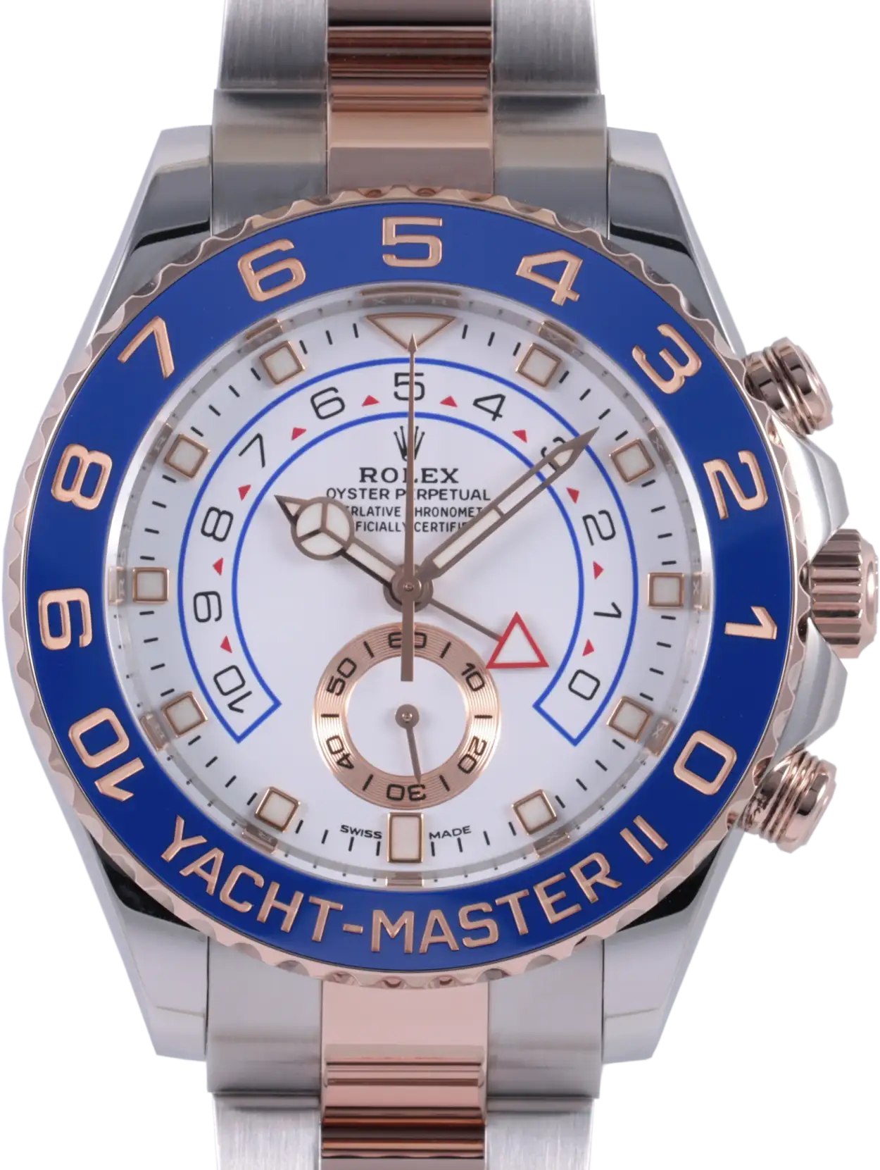 Rolex Yacht-Master II 116681-0002 44mm Oystersteel and Everose gold White