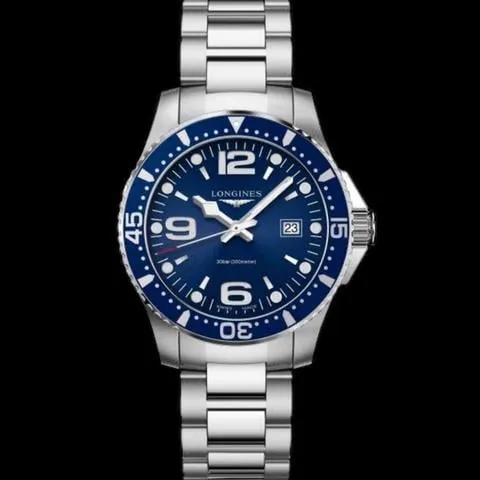 Longines HydroConquest L3.730.4.96.6 39mm Stainless steel Blue