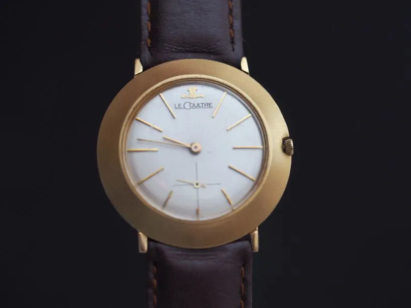 LeCoultre 33mm Yellow gold Silver 1