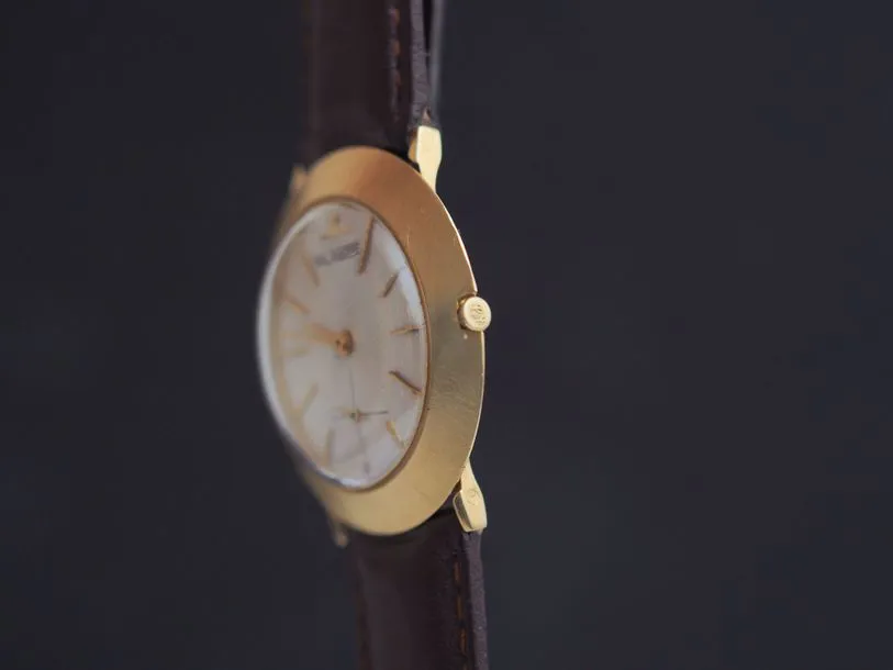 LeCoultre 33mm Yellow gold Silver 2