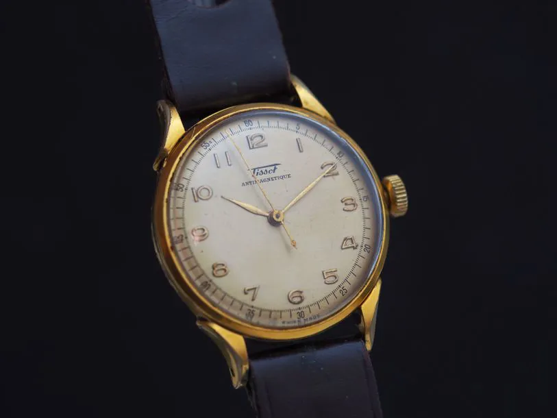 Tissot 6437-1 33mm Gold-plated Cream