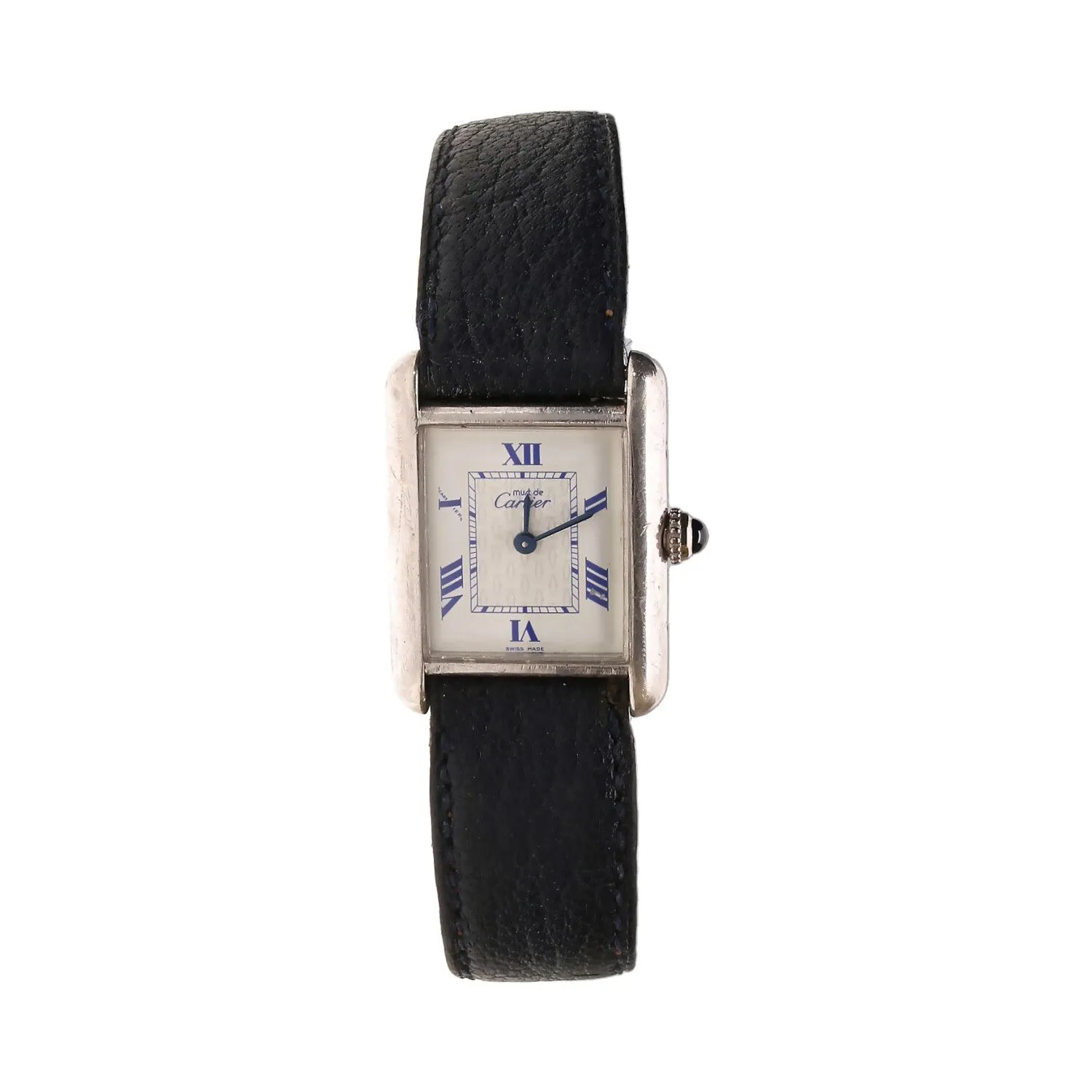 Cartier Must de Cartier Tank 24mm Stainless steel White