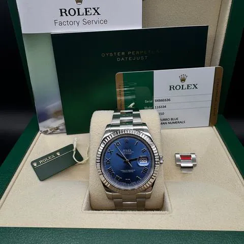 Rolex Datejust II 116334 41mm Stainless steel Blue 1