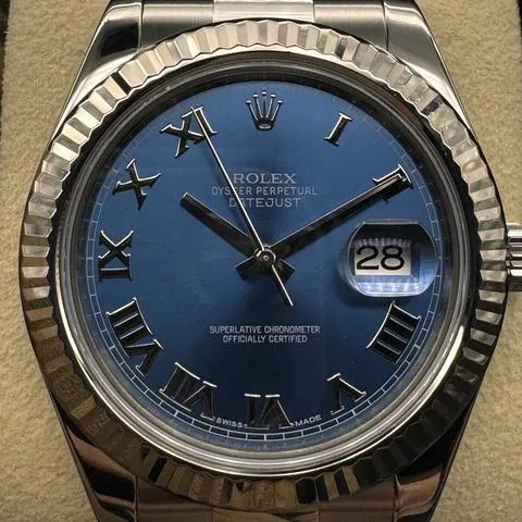 Rolex Datejust II 116334 41mm Stainless steel Blue 2