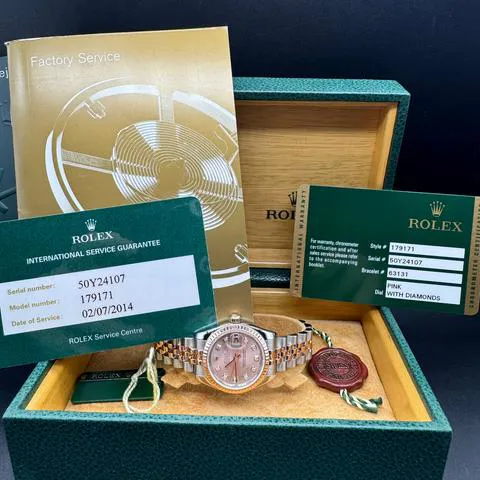 Rolex Lady-Datejust 179171 26mm Yellow gold and Stainless steel Rose 2