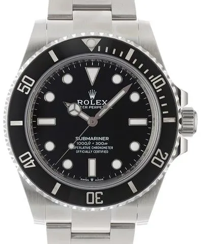 Rolex Submariner (No Date) 41 124060 41mm Stainless steel Black