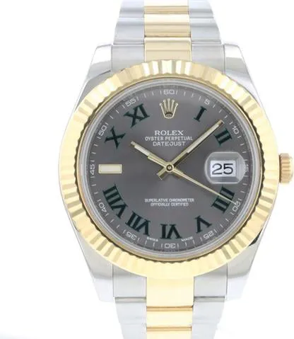 Rolex Datejust II 116333 41mm Yellow gold and Stainless steel Gray