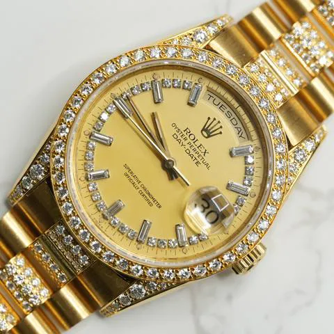 Rolex Day-Date 36 18388 36mm Yellow gold Champagne 5