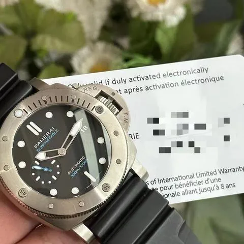 Panerai Submersible PAM 01305 47mm Titanium Black