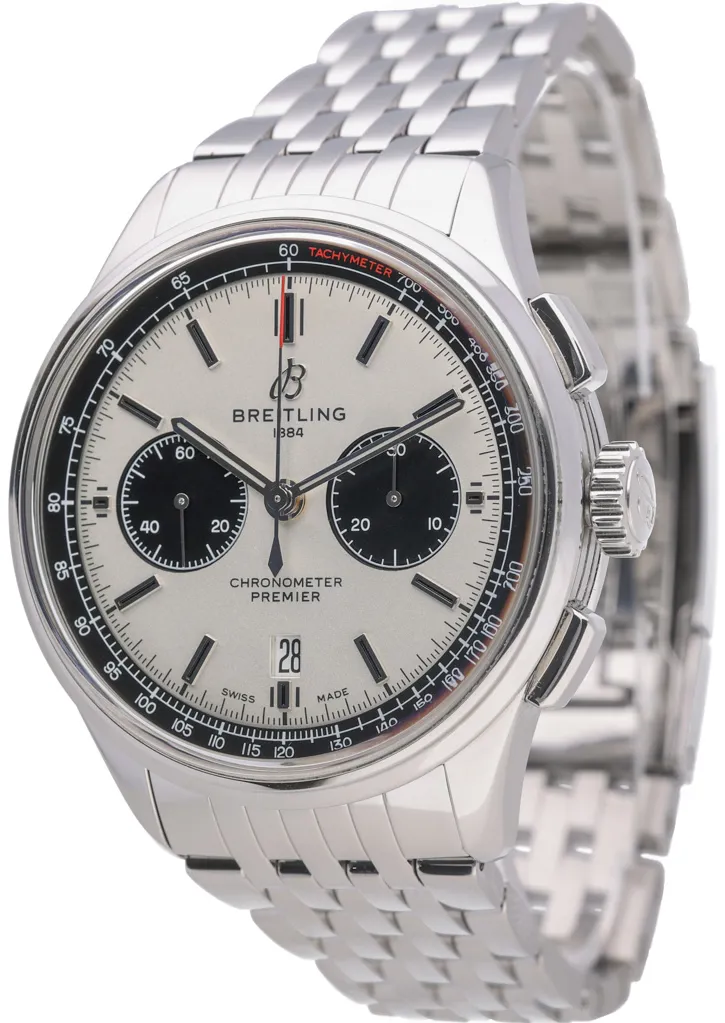 Breitling Premier AB0118221G1A1 42mm Stainless steel Silver 1