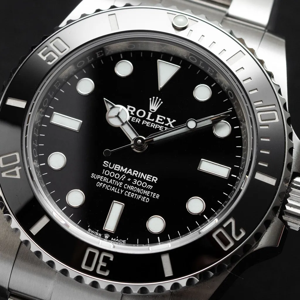 Rolex Submariner 124060 41mm Edelstahl Schwarz 1