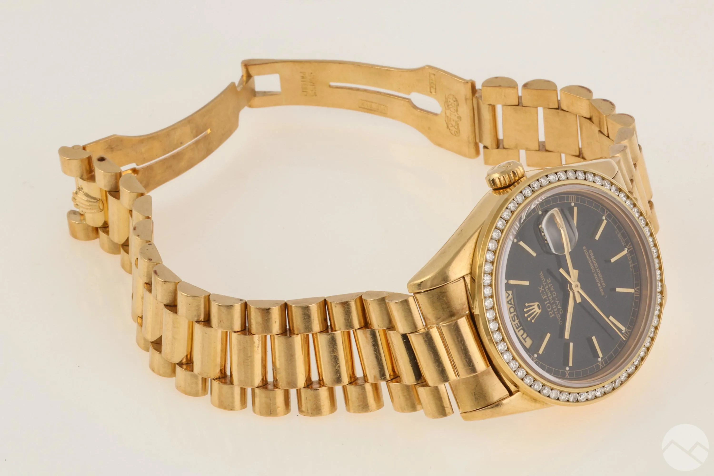 Rolex Day-Date 36 18038 Yellow gold and Diamond Black 13