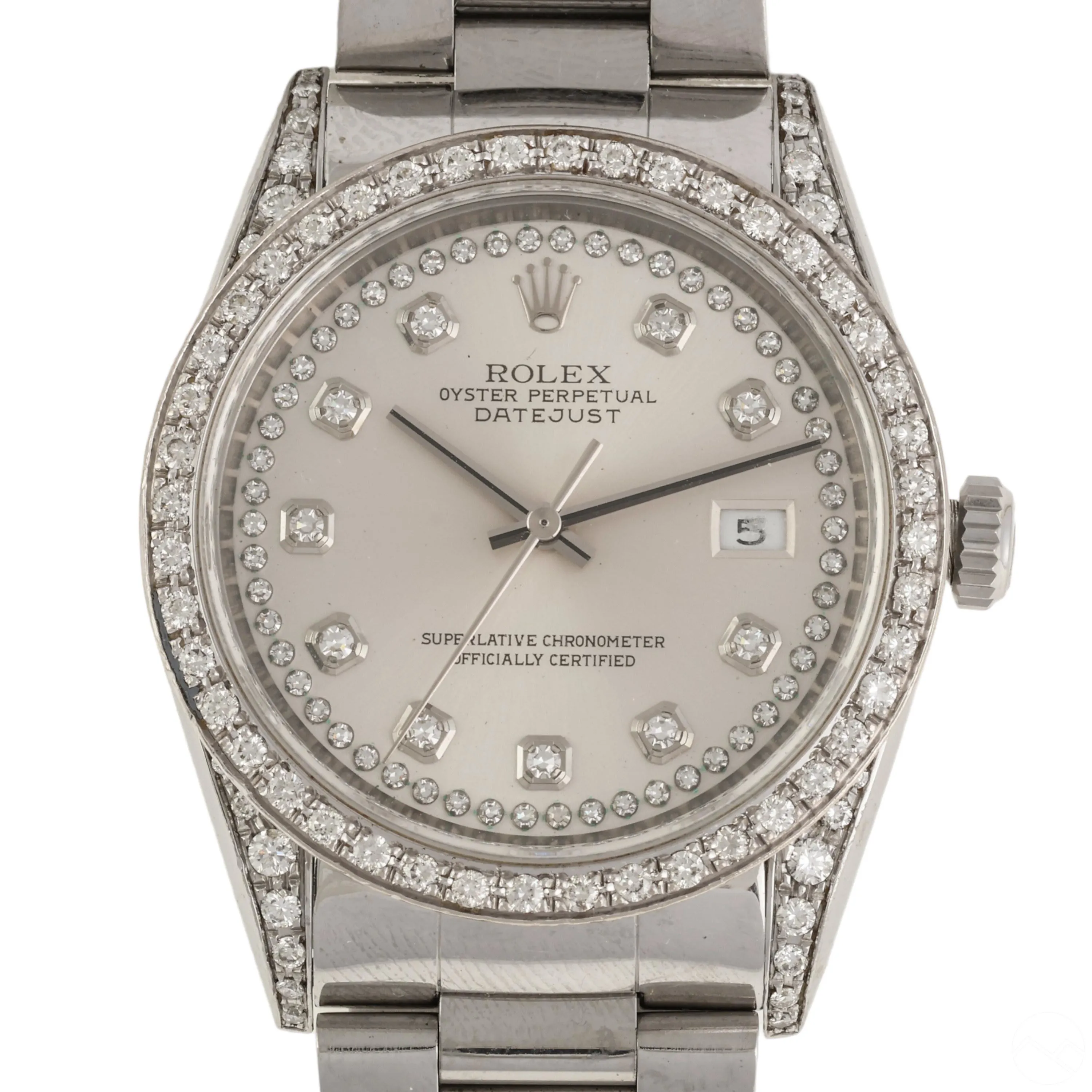 Rolex Datejust 36 16200 Stainless steel and Diamond Silver