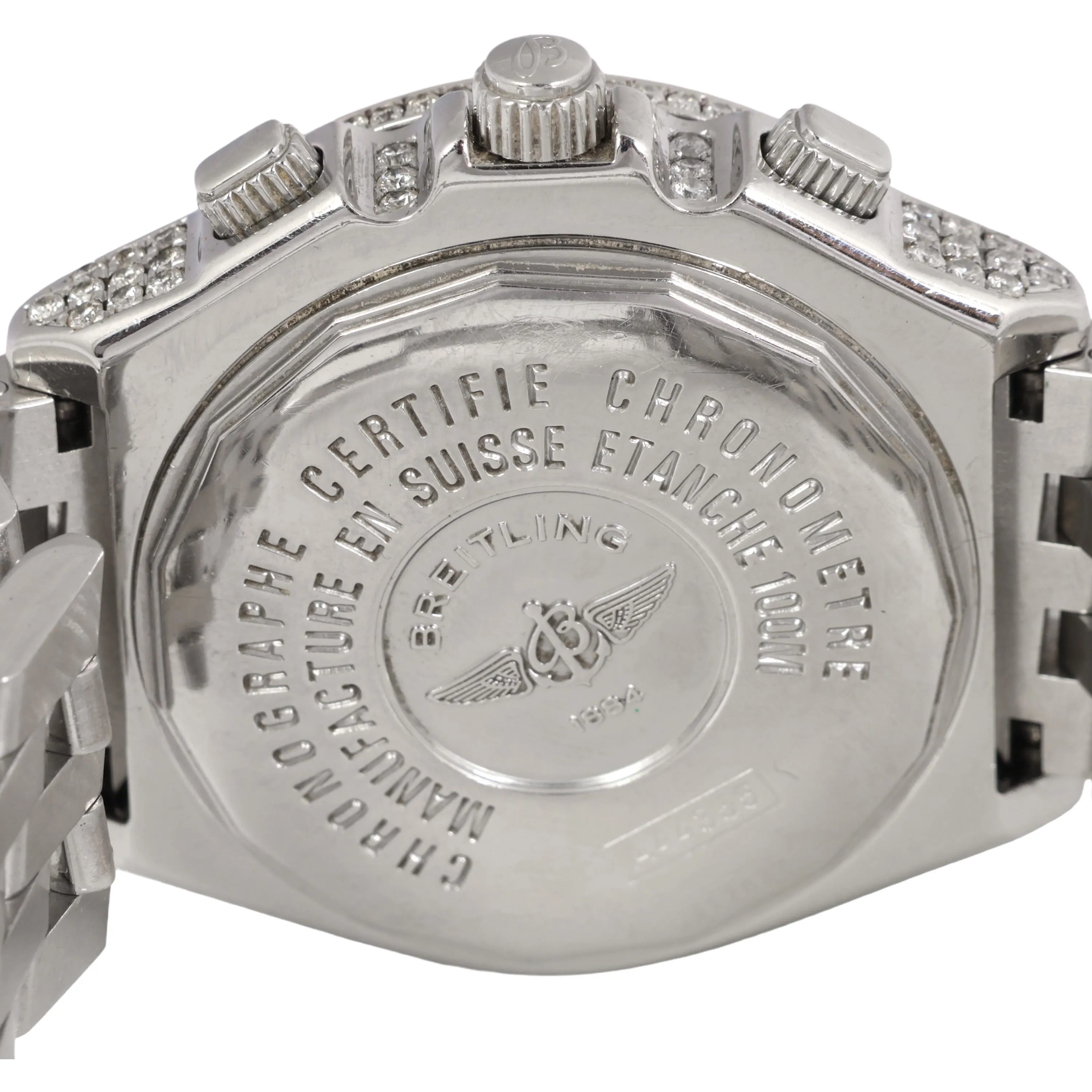 Breitling Crosswind Special A44355 49mm Stainless steel and Diamond Mother-of-pearl 10