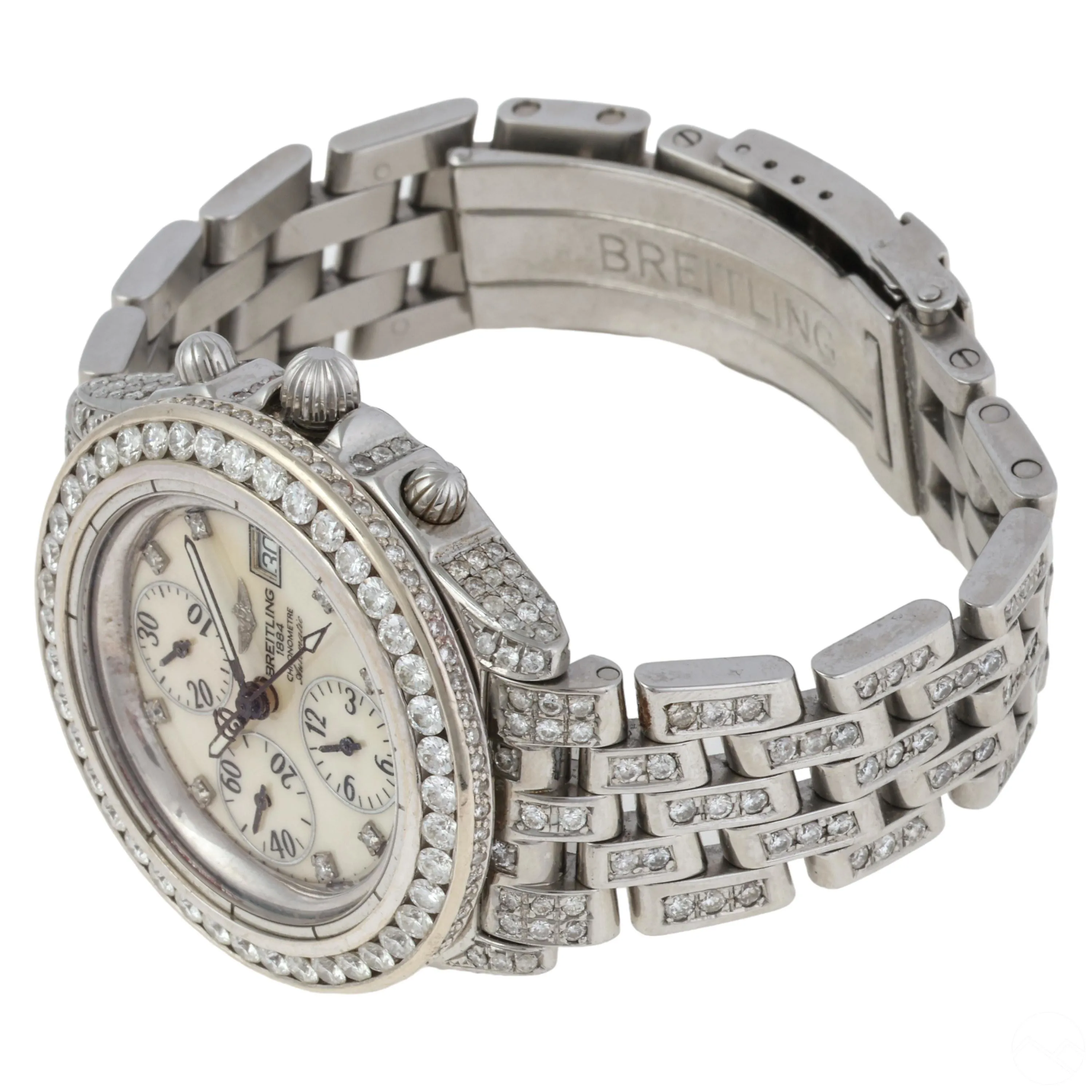 Breitling Chronomat B13352 46mm Stainless steel and Diamond Mother-of-pearl 5