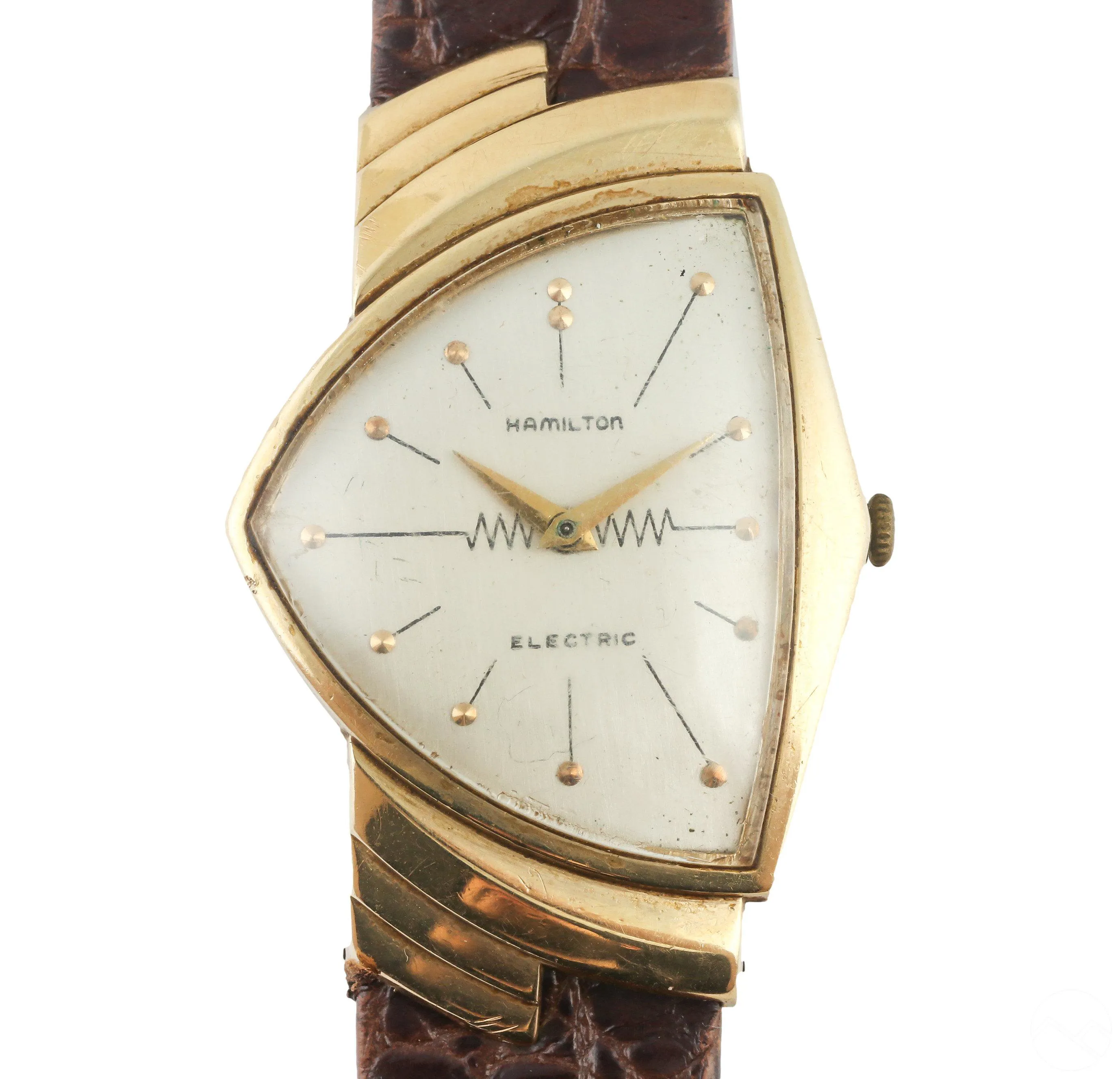 Hamilton Ventura 14k yellow gold