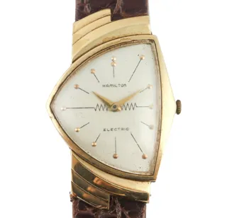 Hamilton Ventura 14k yellow gold