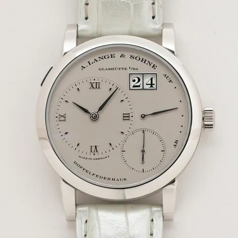 A. Lange & Söhne Lange 1 101.025 38.5mm Platinum Silver