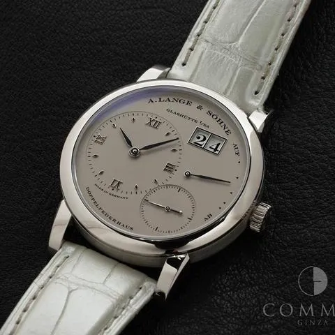 A. Lange & Söhne Lange 1 101.025 38.5mm Platinum Silver 12