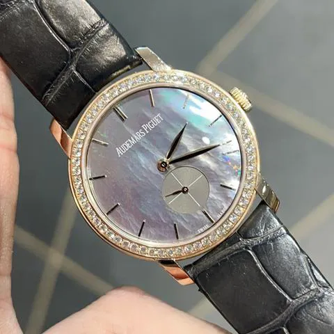 Audemars Piguet Jules Audemars 77240OR.ZZ.A001CR.01 33mm Rose gold Mother-of-pearl