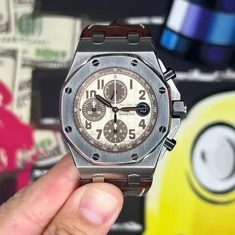 Audemars Piguet Royal Oak Offshore 26470ST.OO.A801CR.01 42mm Stainless steel Beige