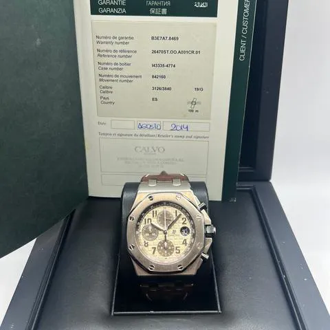 Audemars Piguet Royal Oak Offshore 26470ST.OO.A801CR.01 42mm Stainless steel Beige 6