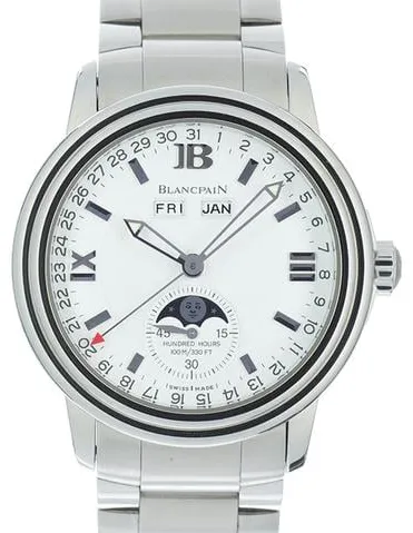 Blancpain Léman Moonphase 2763-1127A-71 38mm Stainless steel Silver