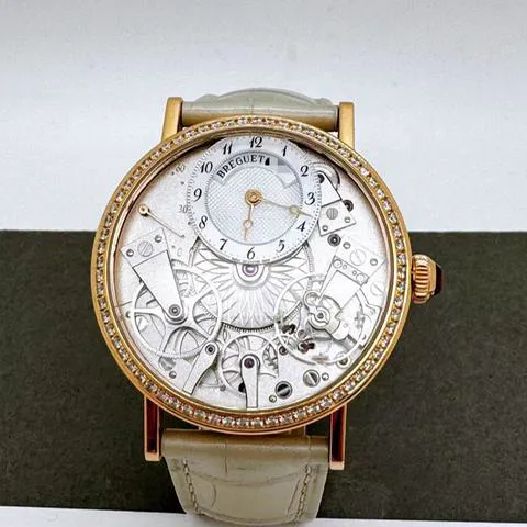 Breguet Tradition 7038BR/18/9V6/D00D 37mm Rose gold White