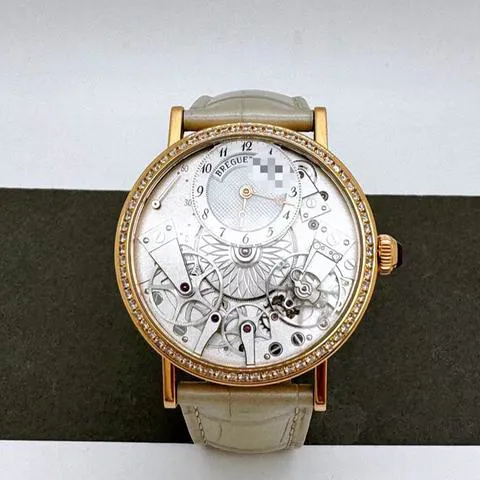 Breguet Tradition 7038BR/18/9V6/D00D 37mm Rose gold White 1