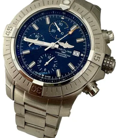 Breitling Avenger A13317101C1A1 45mm Stainless steel Blue