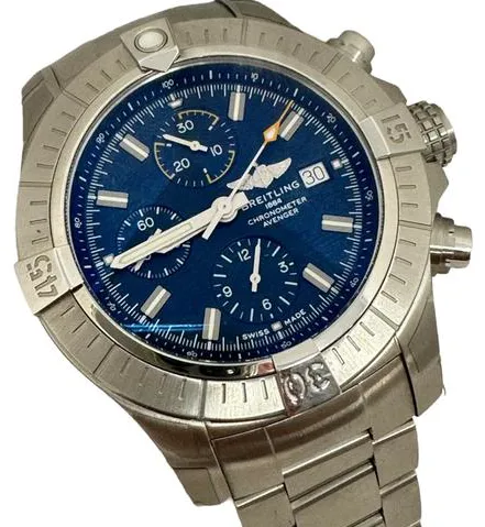 Breitling Avenger A13317101C1A1 45mm Stainless steel Blue 5