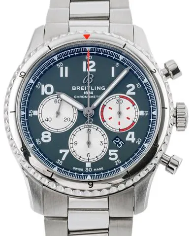 Breitling Aviator 8 AB01192A1L1A1 43mm Stainless steel Green