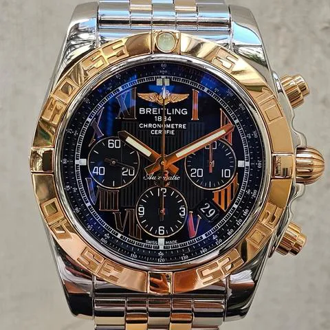 Breitling Chronomat 44 CB011012/B957 44mm Yellow gold and Stainless steel Black