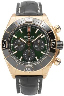 Breitling Chronomat RB0136 Rose gold Green Baton